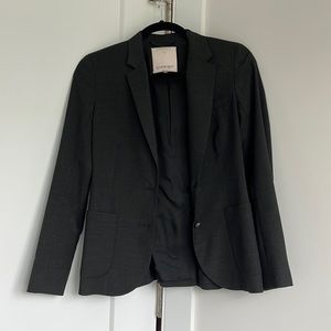 00 aritzia Sunday best dark gray blazer